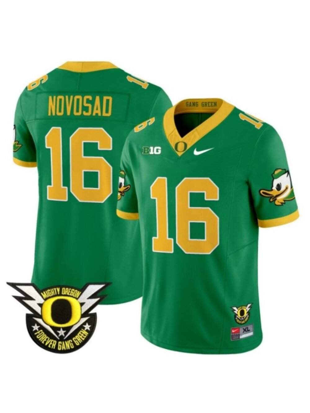 Kids Youths Austin Novosad Vapor Jersey Green Stitched